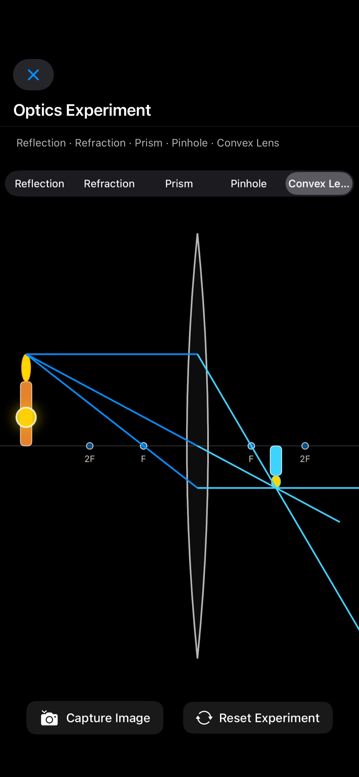 Double pendulum screenshot